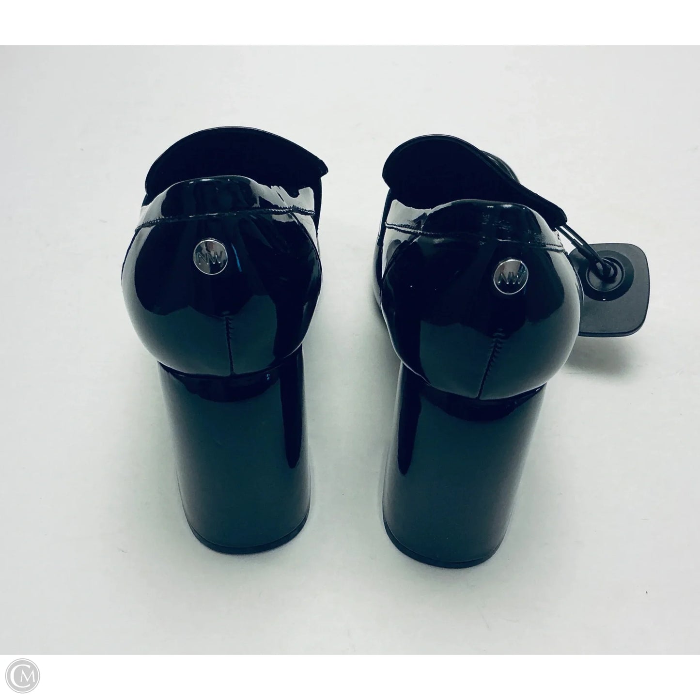 Shoes Heels Block By Nine West In Black, Size: 7.5