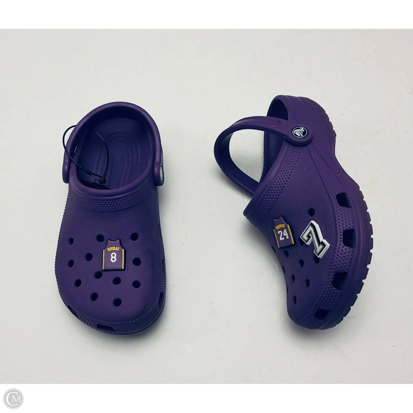 Shoes Flats By Crocs In Purple, Size: 7