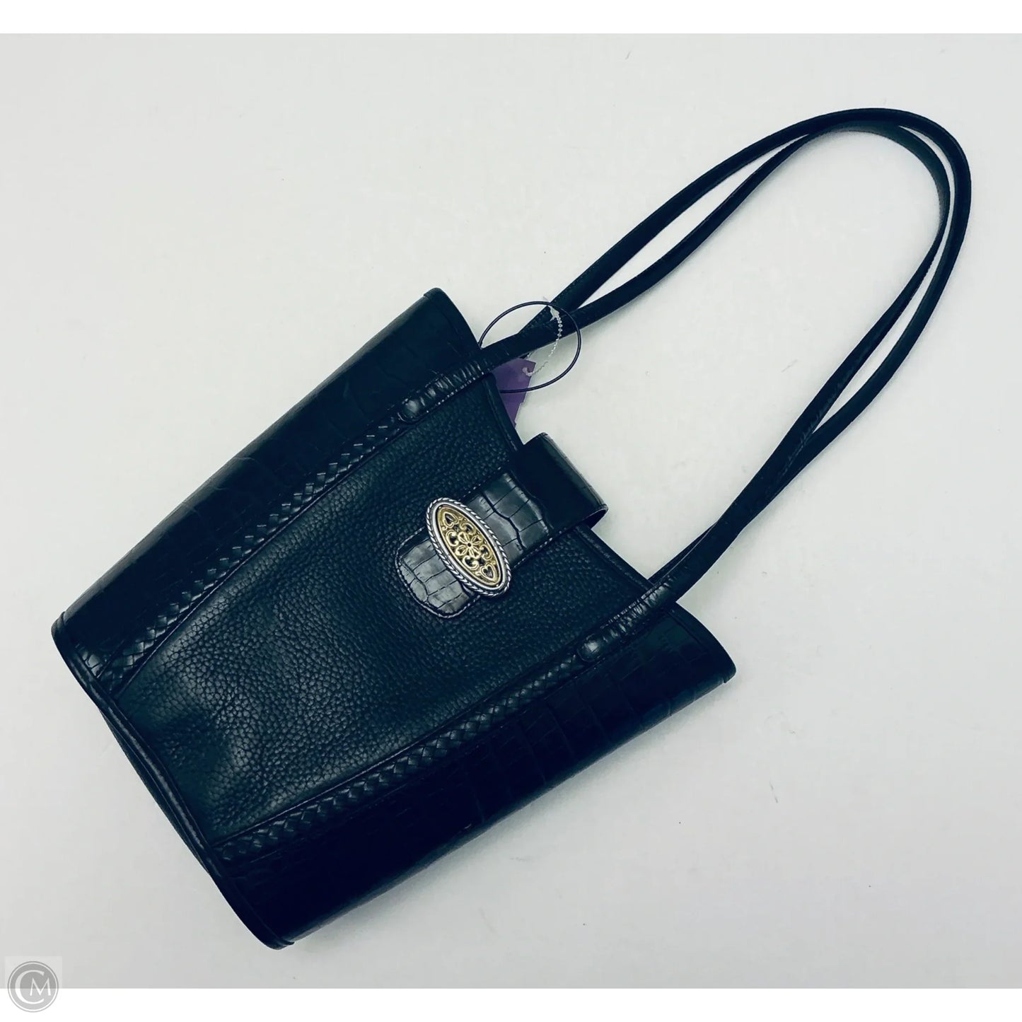 Handbag Leather By Brighton, Size: Medium