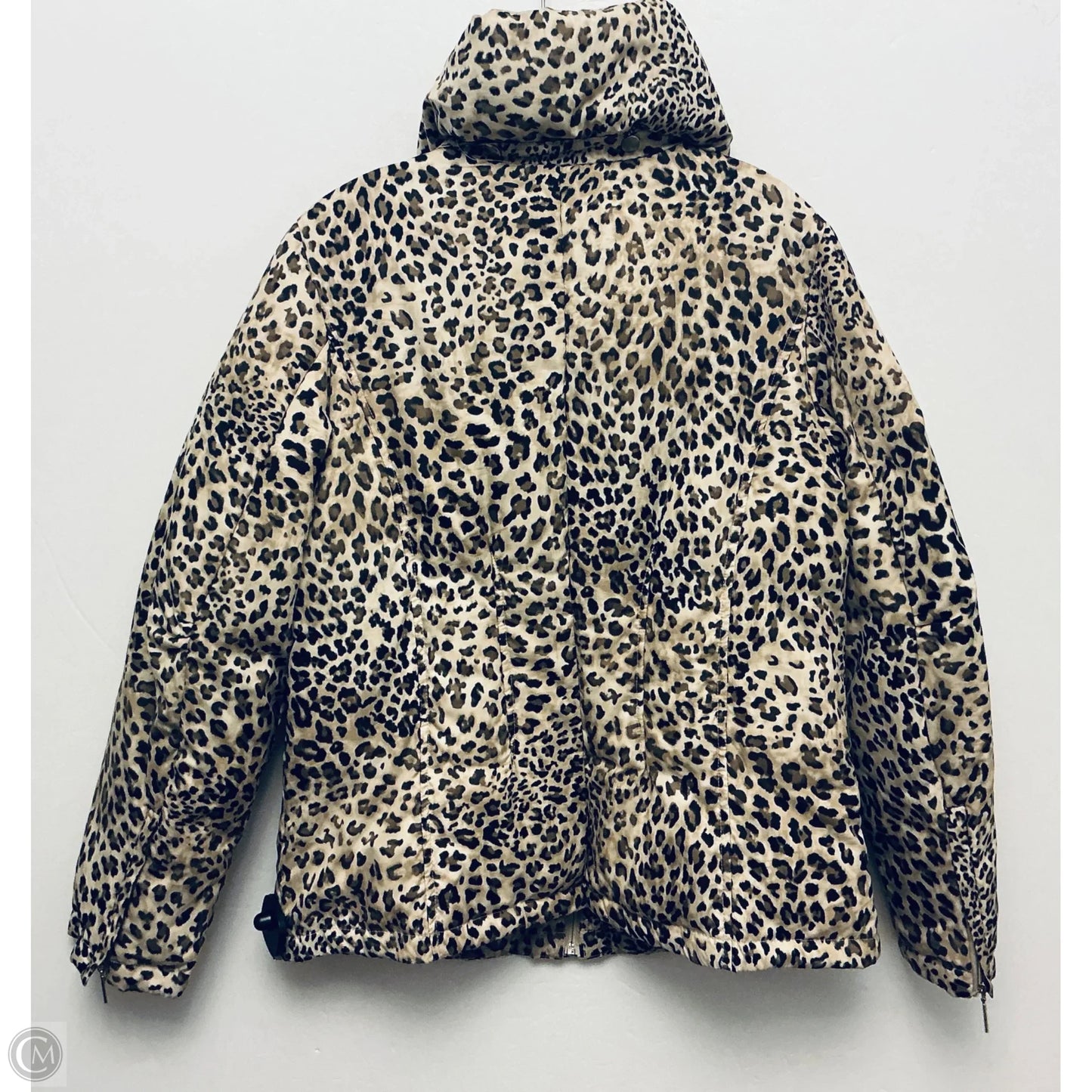 Coat Puffer & Quilted By Via Spiga In Animal Print, Size: L