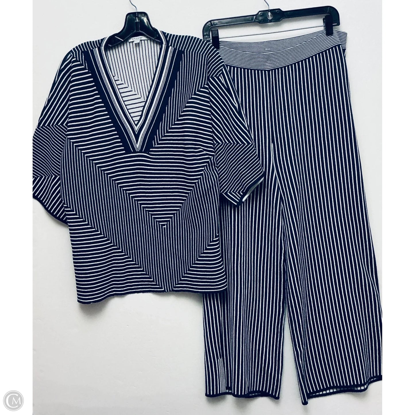 Lounge Set Pants By Chicos In Blue, Size: L