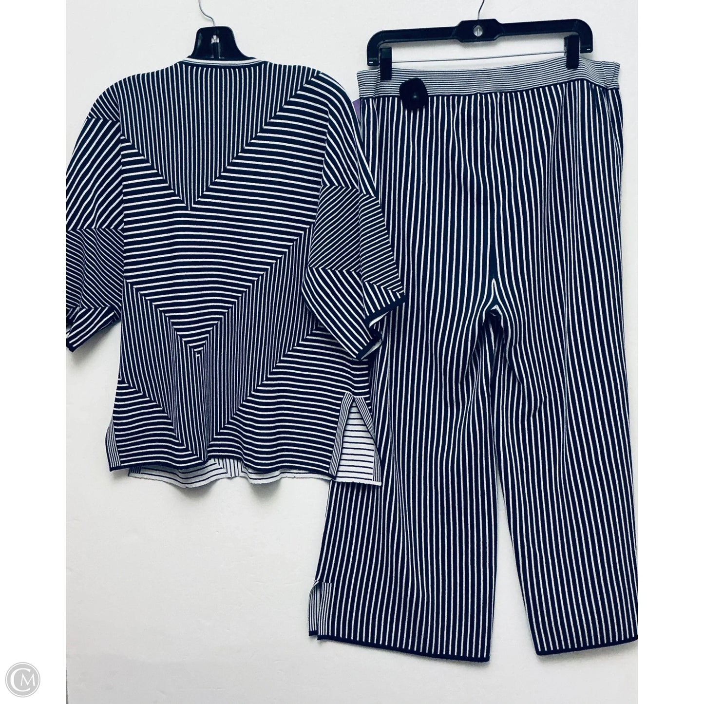 Lounge Set Pants By Chicos In Blue, Size: L