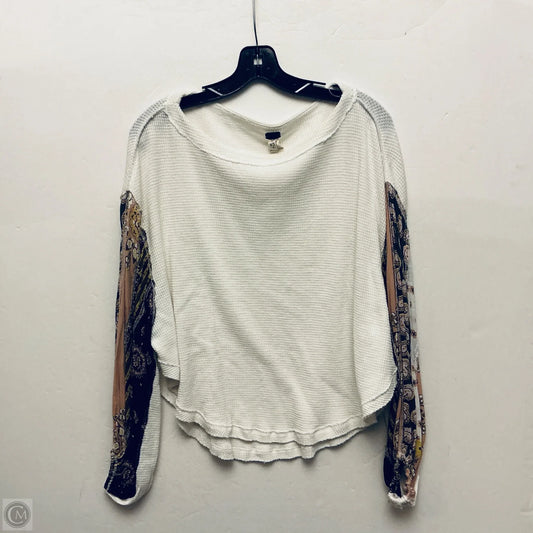 Top Long Sleeve By We The Free In White, Size: Xs