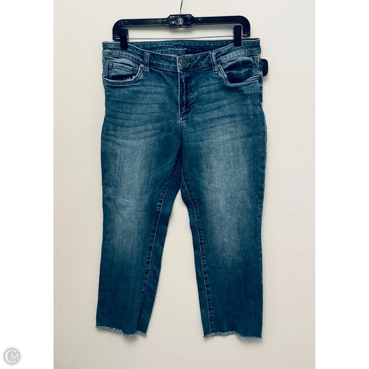Capris By Kut In Blue Denim, Size: 12