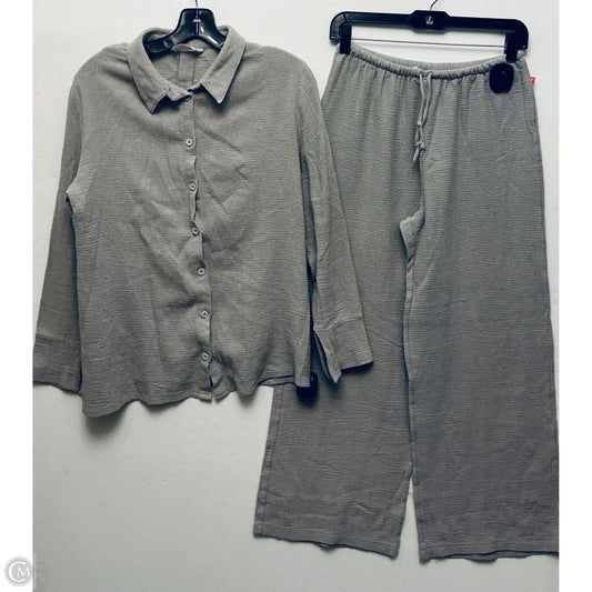 Lounge Set Pants By Clothes Mentor In Grey, Size: S