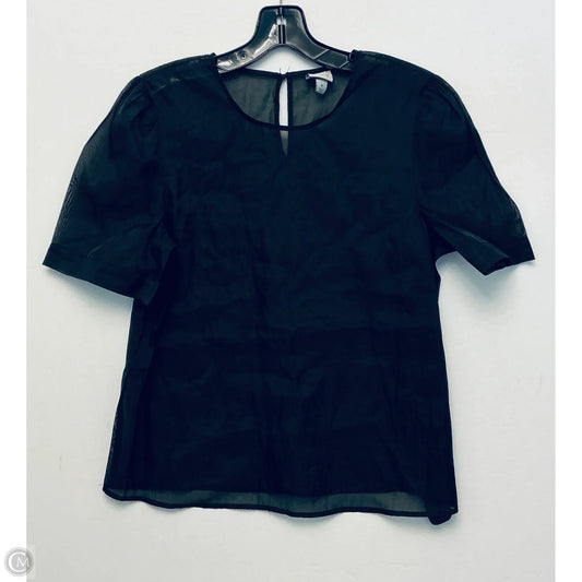 Top Short Sleeve By A New Day In Black, Size: M