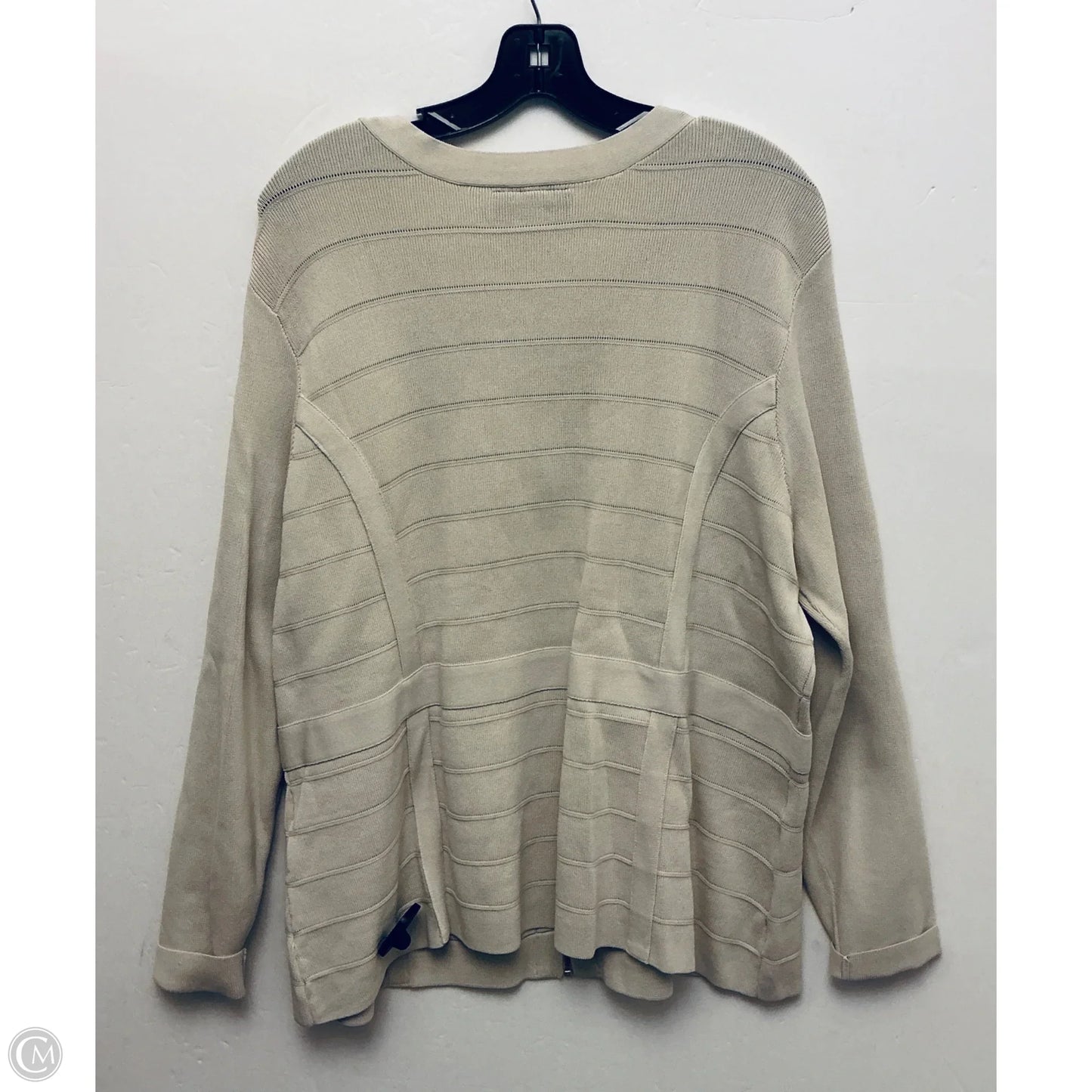 Sweater By Lane Bryant In Cream, Size: Xxl