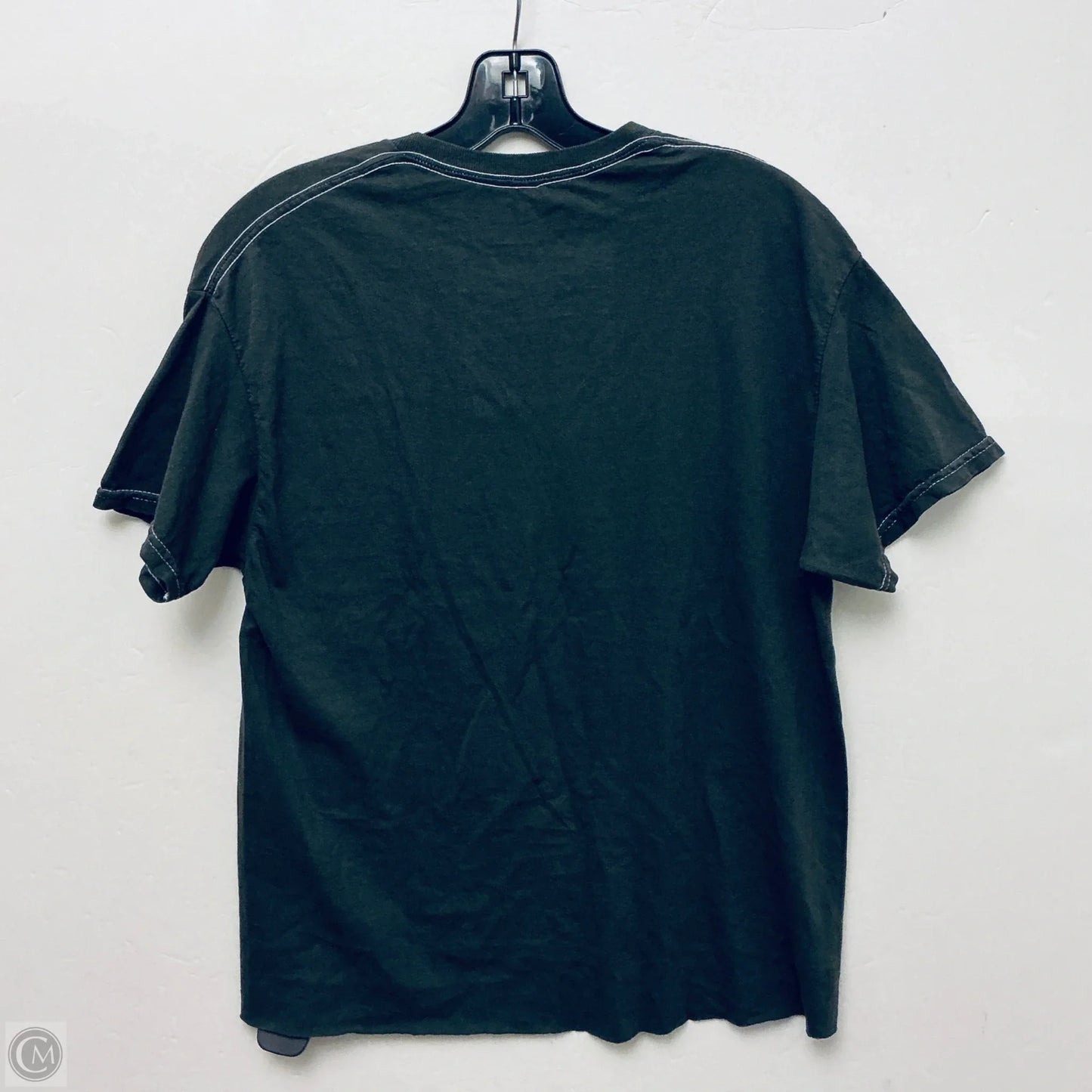 Top Short Sleeve Basic By Clothes Mentor In Grey, Size: M