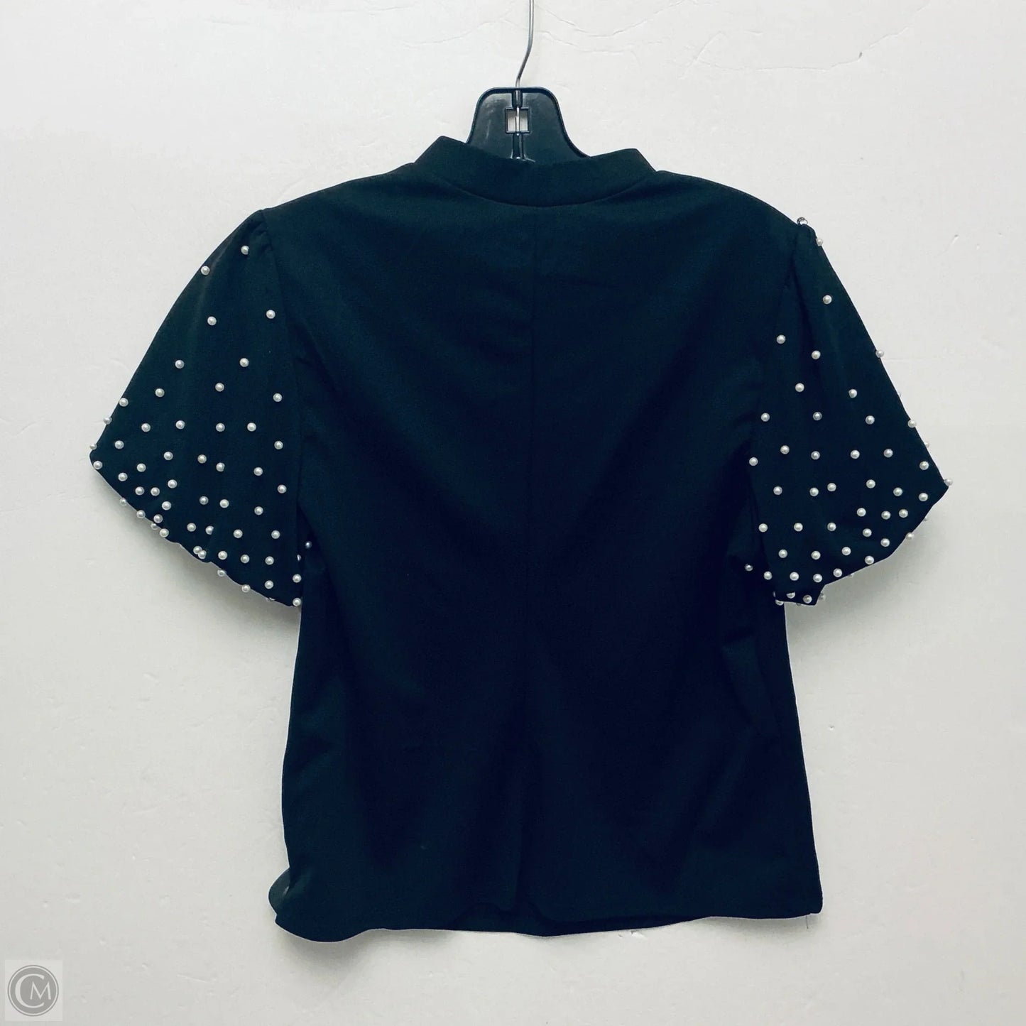 Top Short Sleeve By Express In Black, Size: M