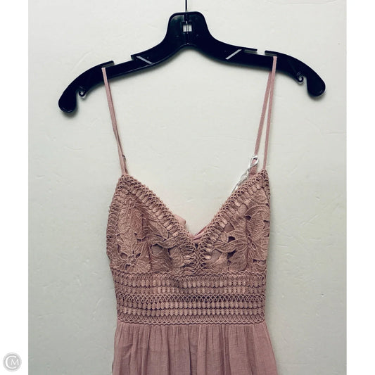 Dress Casual Short By Love Tree In Pink, Size: S