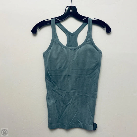 Athletic Tank Top By Lululemon In Blue, Size: 6