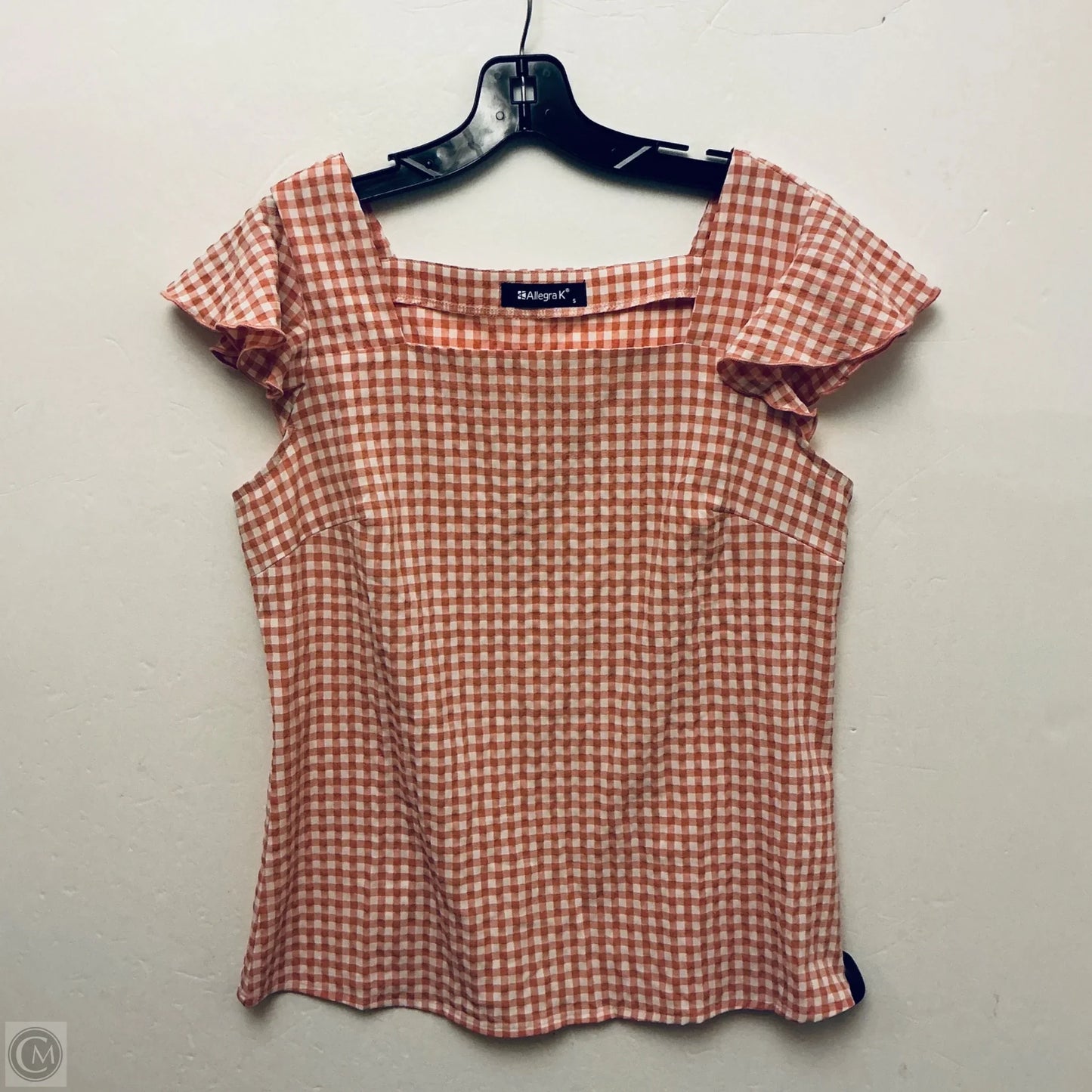 Top Short Sleeve By Allegra K In Pink, Size: S