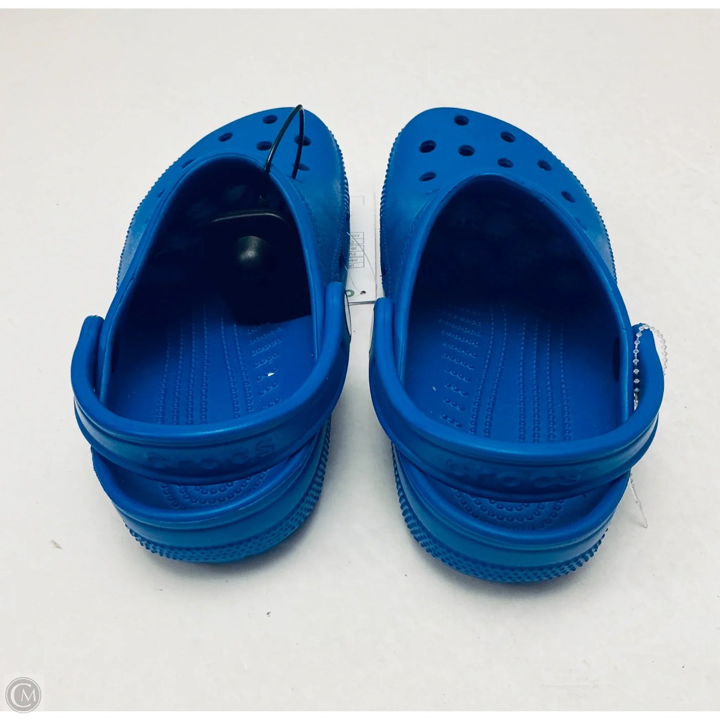 Shoes Flats By Crocs In Blue, Size: 6