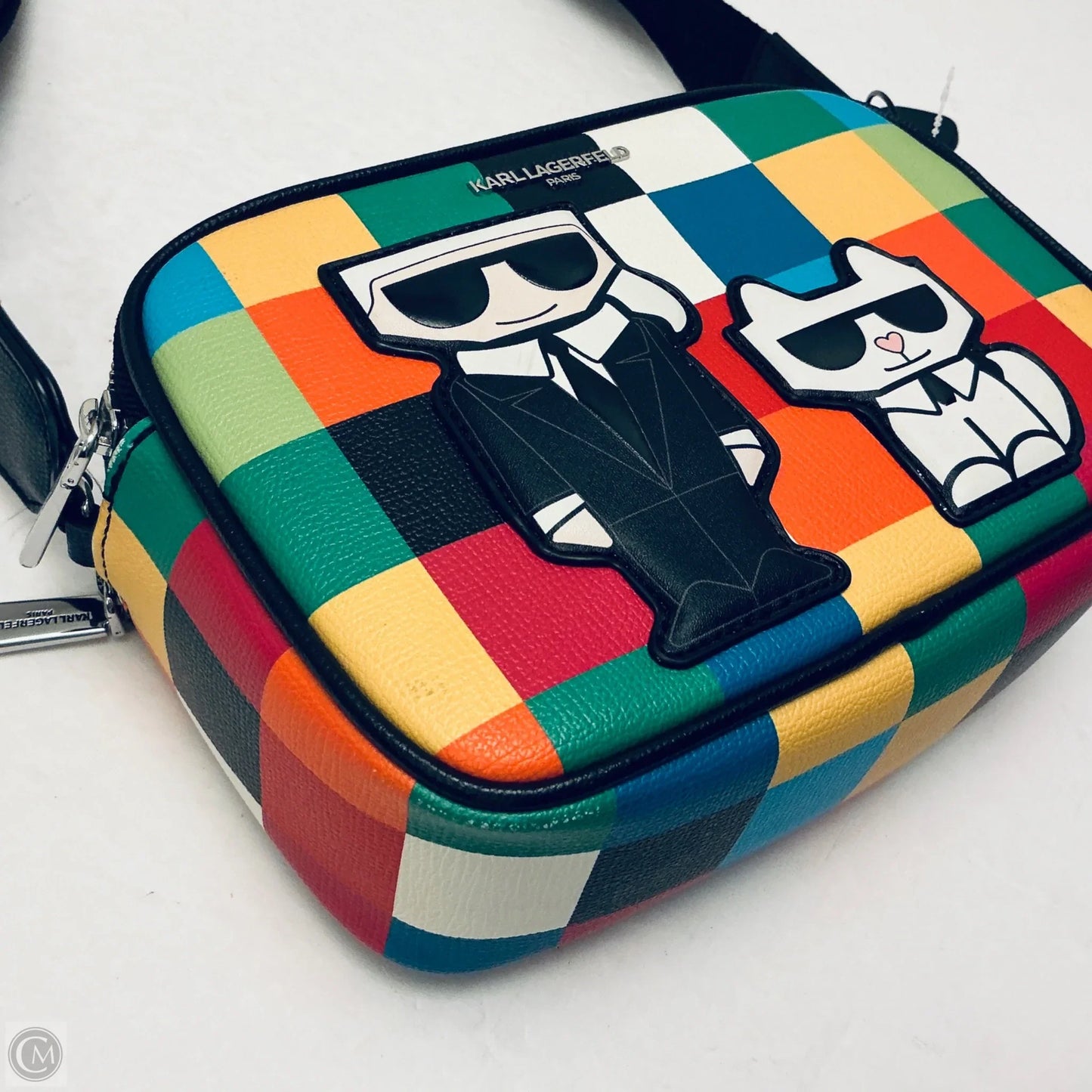 Crossbody Designer By Karl Lagerfeld, Size: Medium