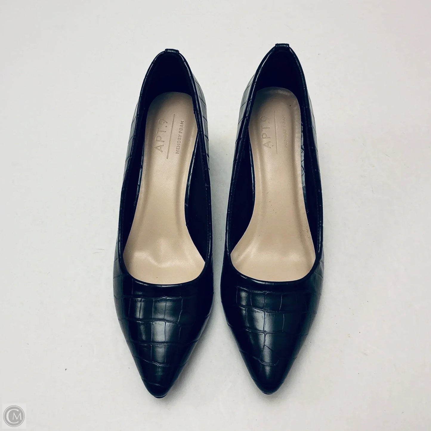 Shoes Heels Block By Apt 9 In Black, Size: 9