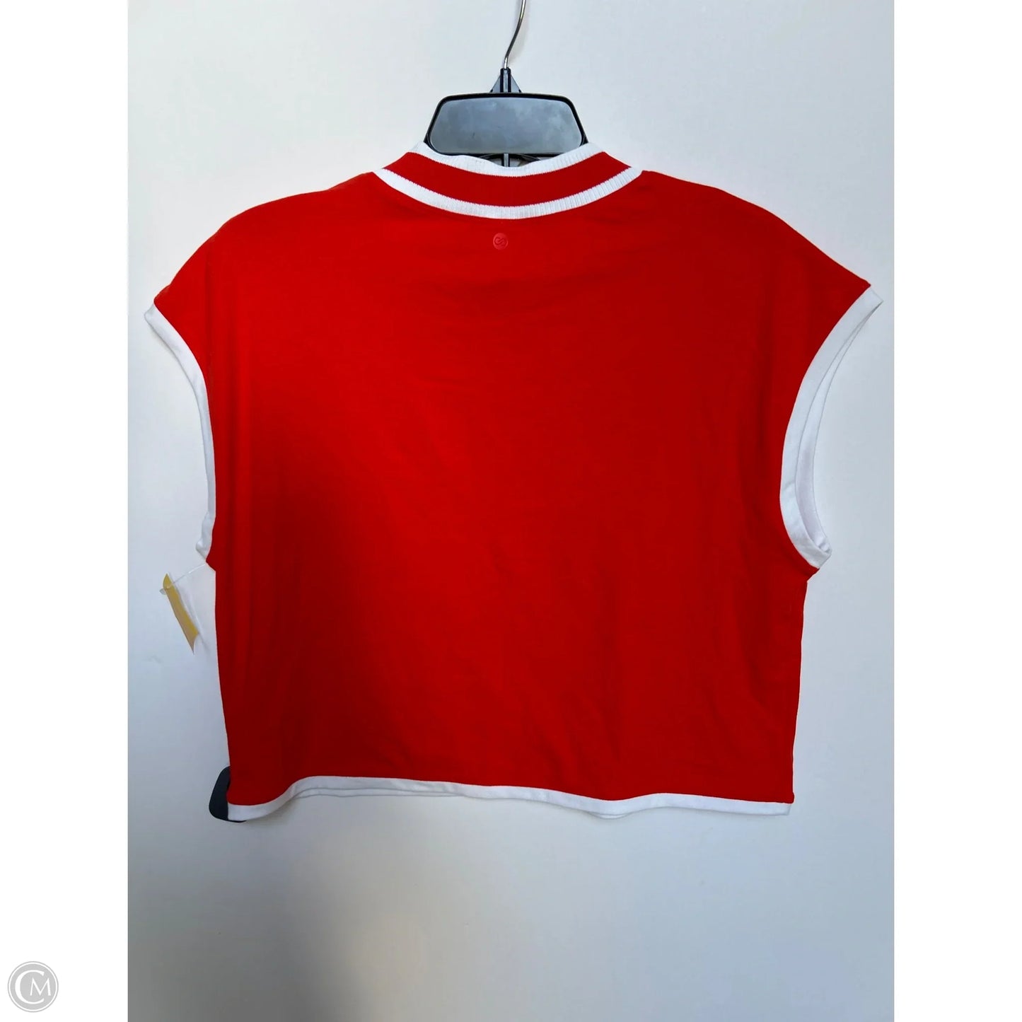 Athletic Top Short Sleeve By Calia In Red, Size: L