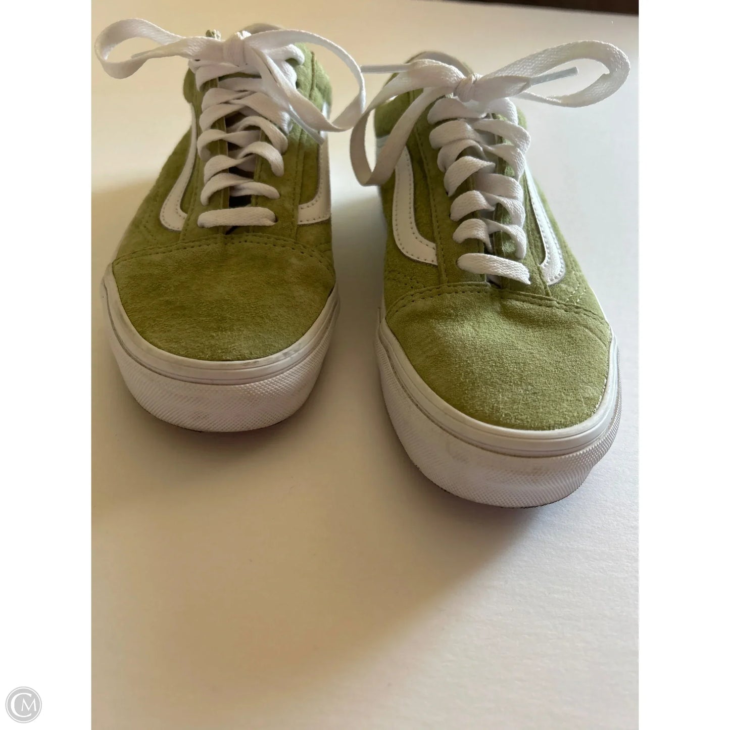 Shoes Flats By Vans In Green, Size: 8