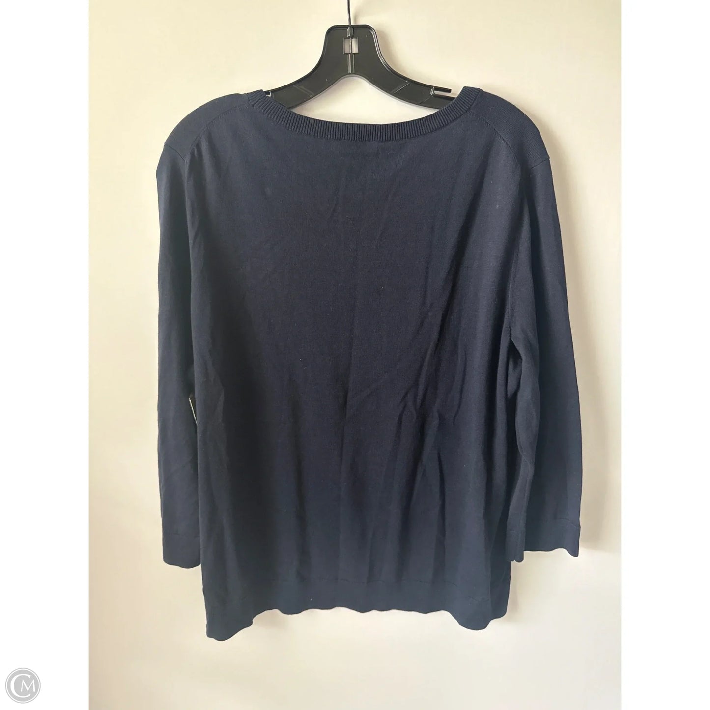 Sweater By Talbots In Navy, Size: Xl