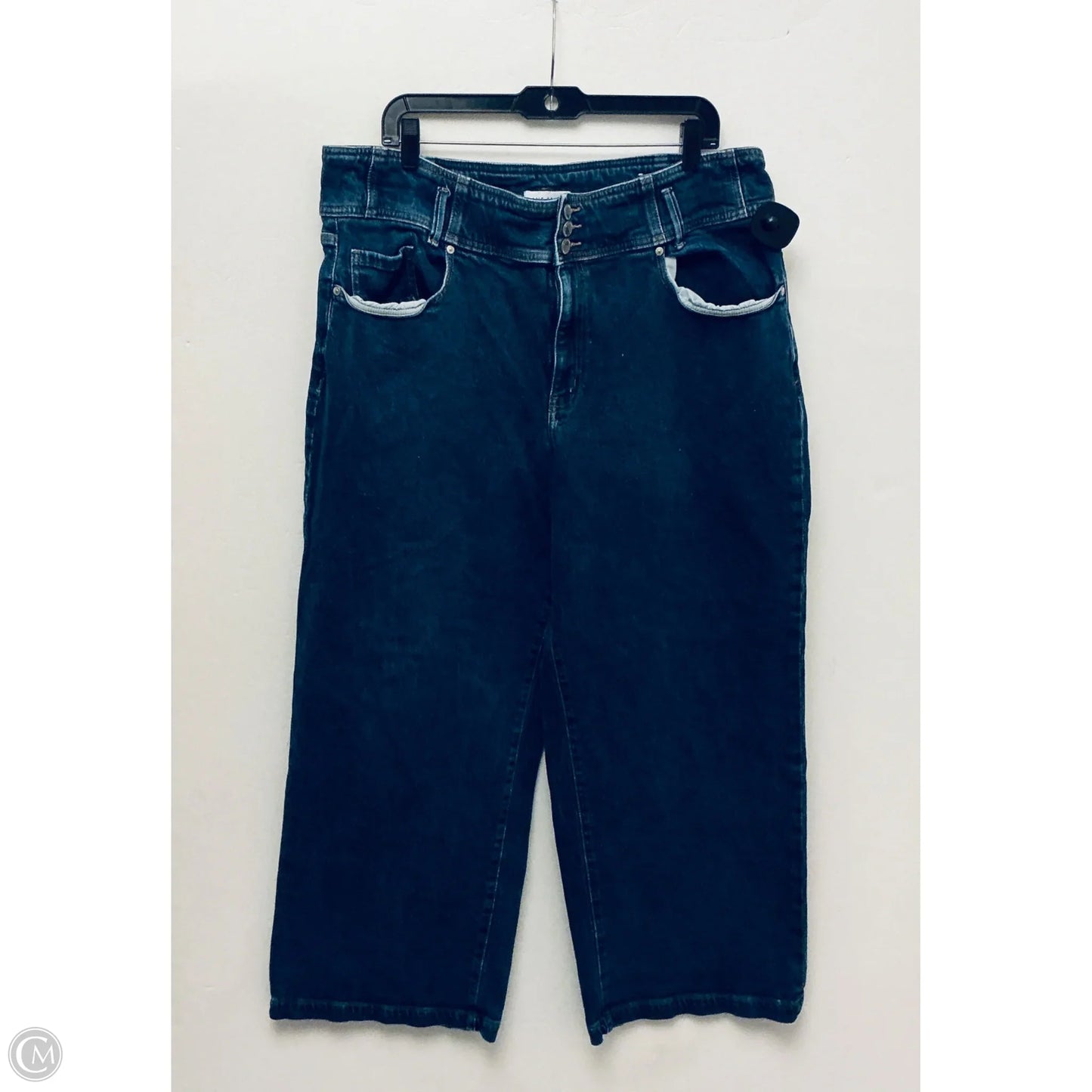 Jeans Wide Leg By Lane Bryant In Blue Denim, Size: 20