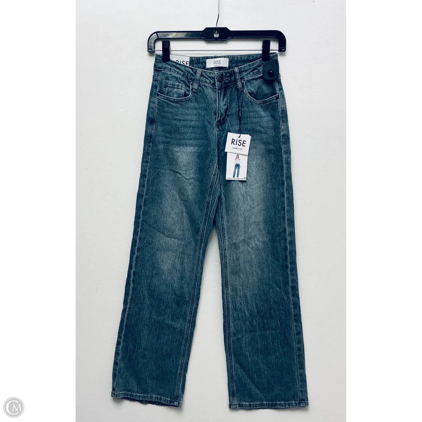 Jeans Wide Leg By Cme In Blue Denim, Size: 0