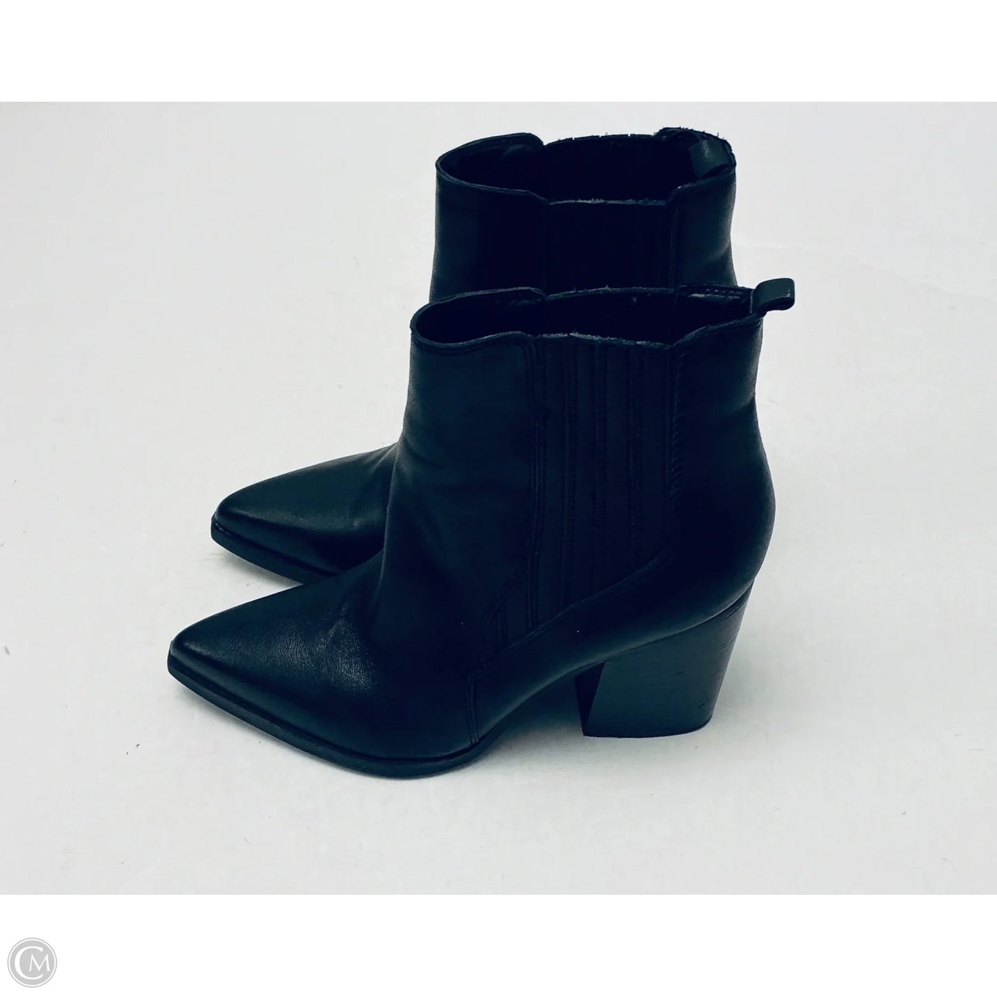 Boots Ankle Heels By Marc Fisher In Black, Size: 7