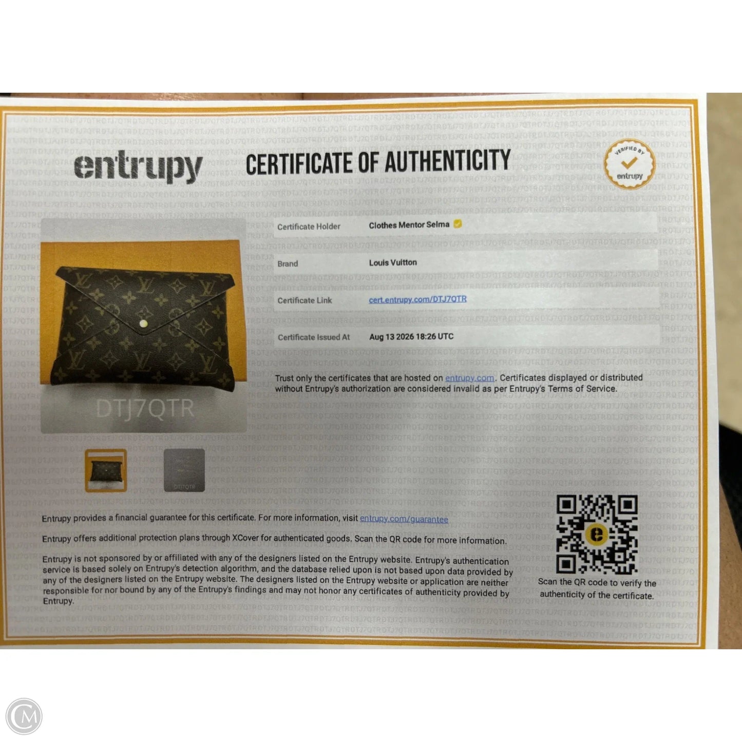 Clutch Luxury Designer By Louis Vuitton