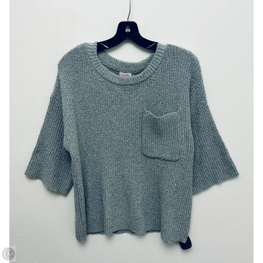 Top Short Sleeve By Pink Lily In Grey, Size: S