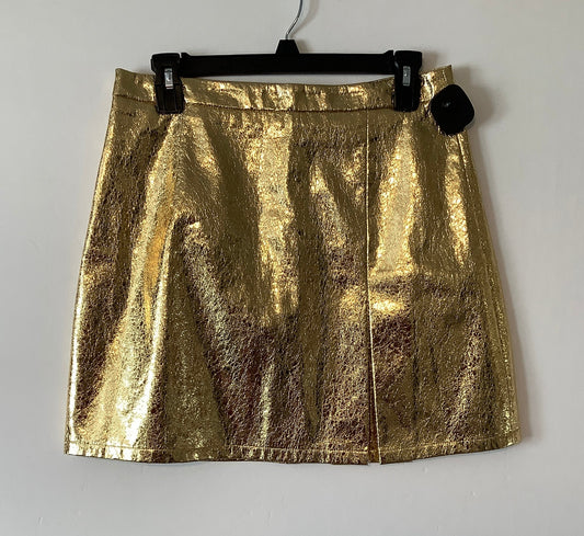 Skirt Mini & Short By Lili Sidonio In Gold, Size: S