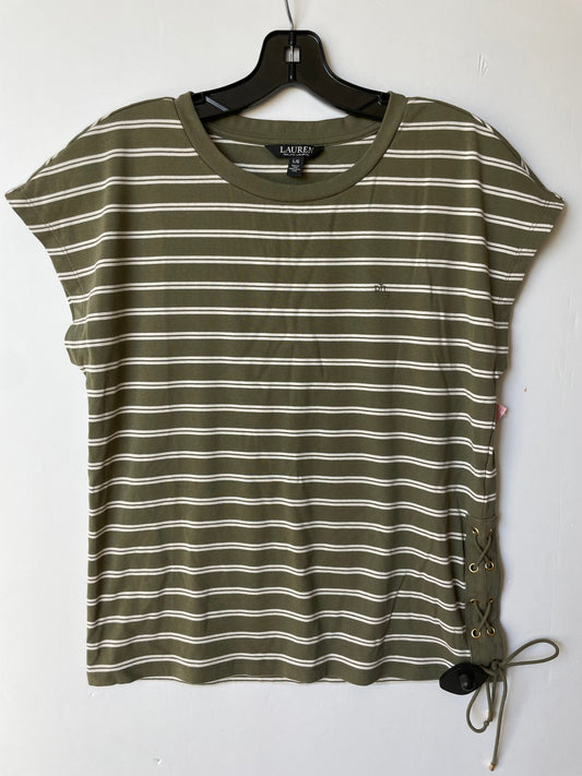 Top Short Sleeve By Lauren By Ralph Lauren  Size: L