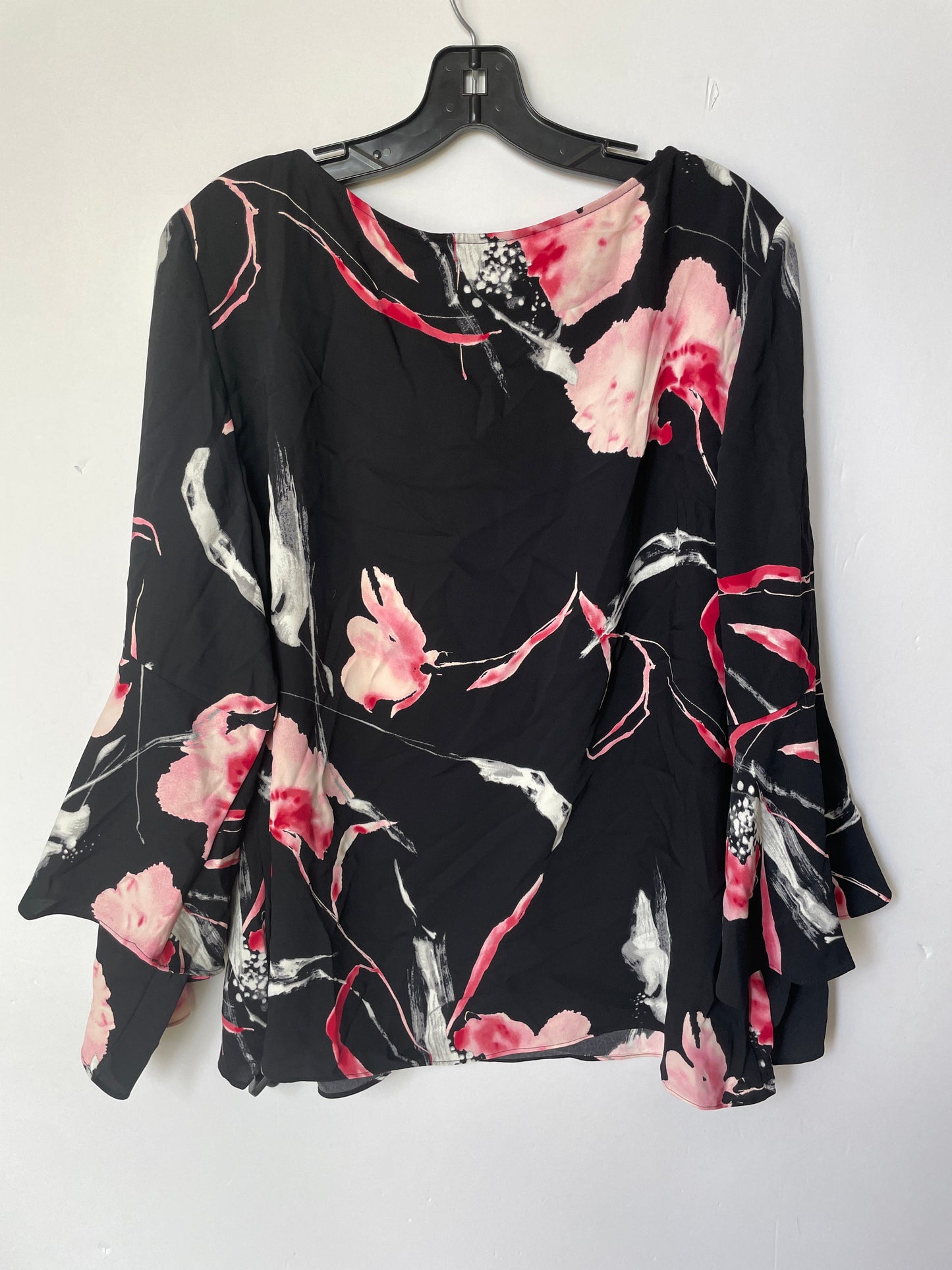 Black Top Long Sleeve Chicos, Size Xl