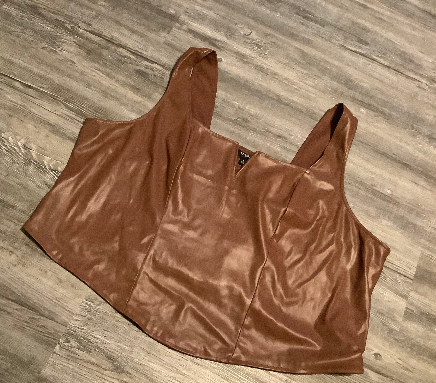 Brown Top Sleeveless Torrid, Size 4x