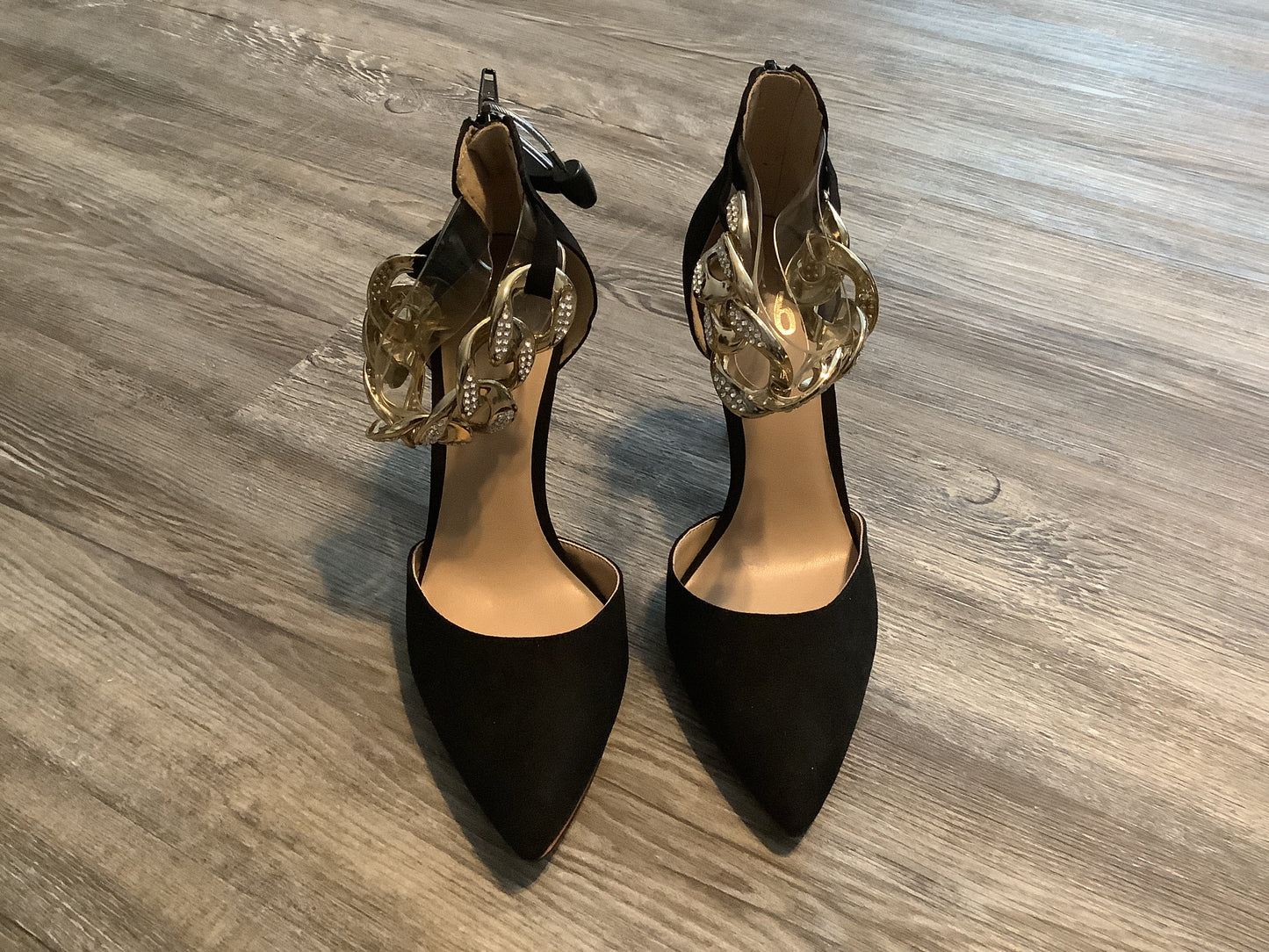 Black Shoes Heels Stiletto Mix No 6, Size 8