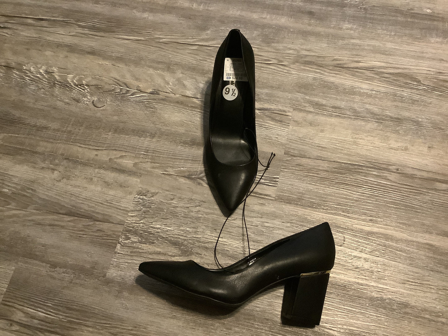 Black Shoes Heels Stiletto Marc New York, Size 9.5