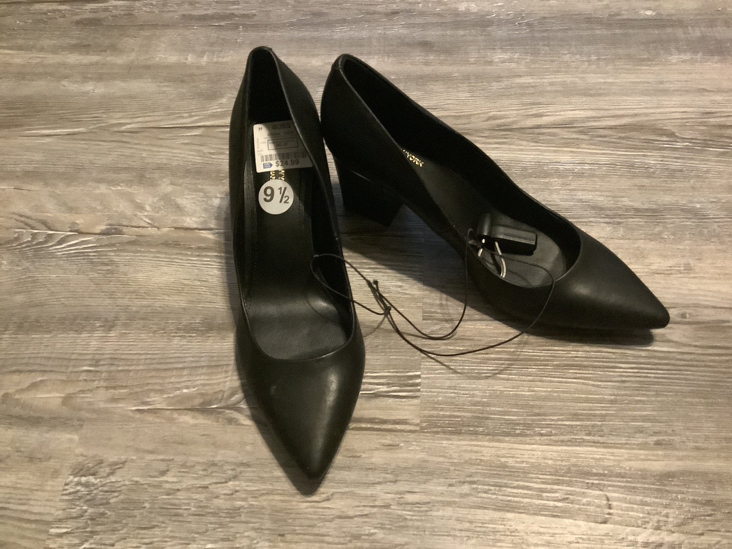 Black Shoes Heels Stiletto Marc New York, Size 9.5