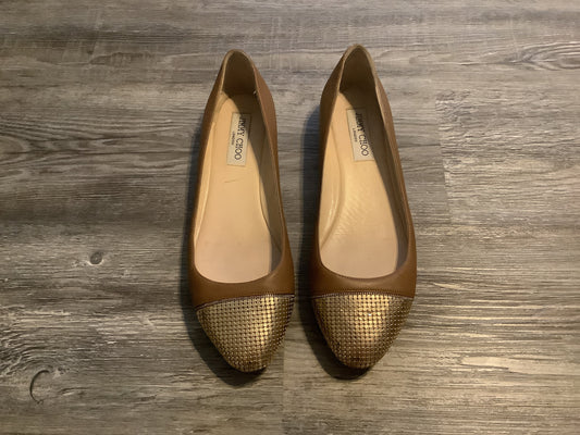 Shoes Designer By Jimmy Choo In Brown, Size: 8.5