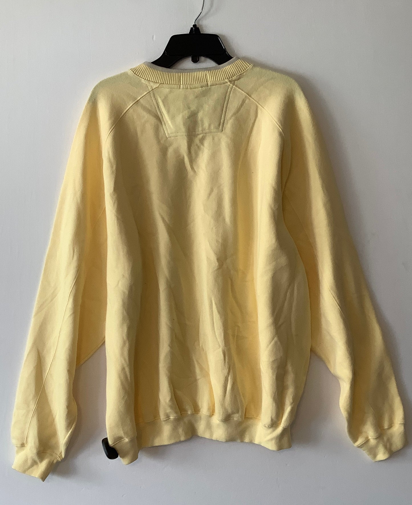 Sweatshirt Crewneck By Clothes Mentor In Yellow, Size: Xl