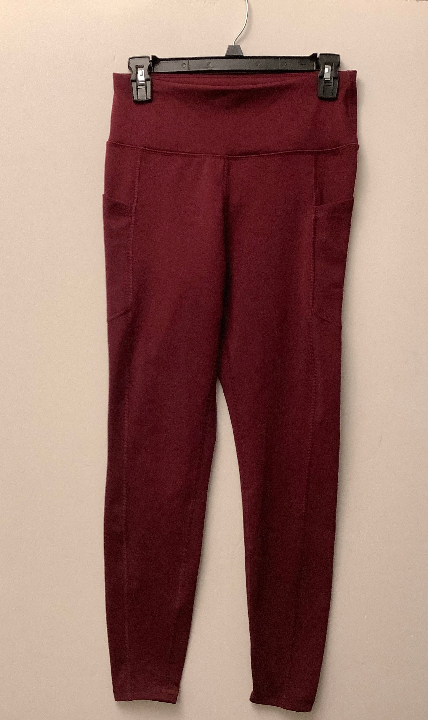 Athletic Pants 2pc By Members Mark In Maroon, Size: S