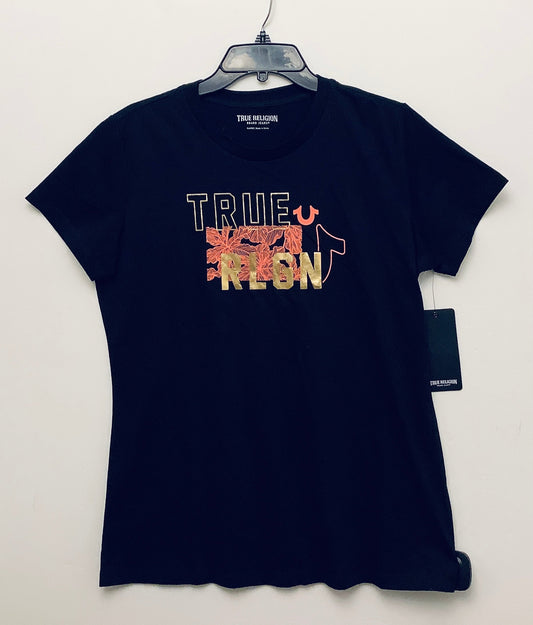 Top Short Sleeve Basic By True Religion In Black, Size: Xl