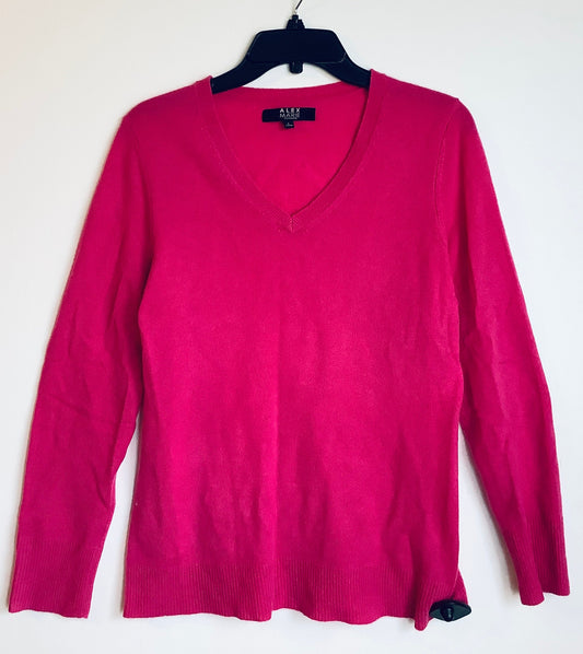 Sweater By Alex Marie In Pink, Size: L