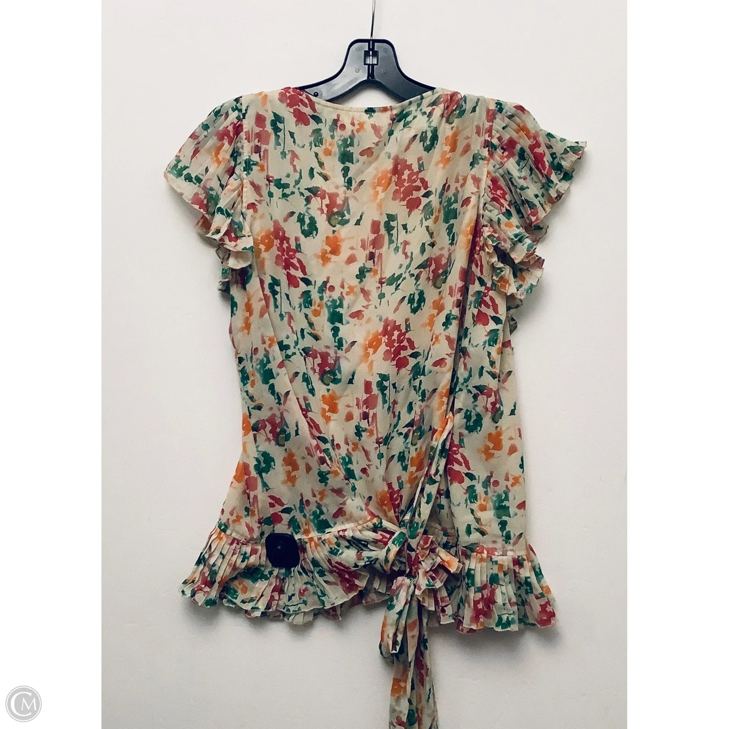 Top Sleeveless Designer By Diane Von Furstenberg In Floral Print, Size: S