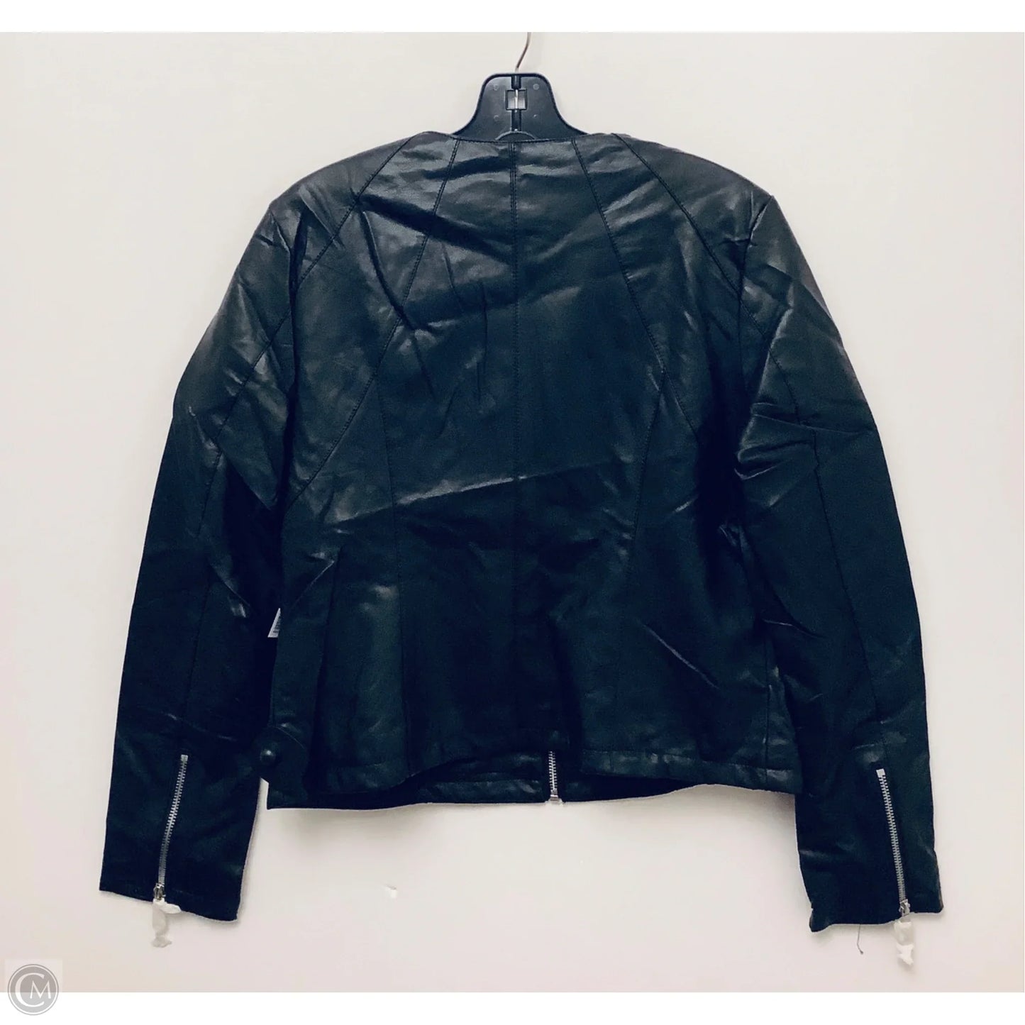 Jacket Moto By Cmc In Black, Size: L