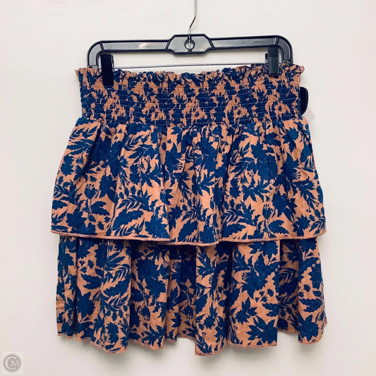 Skirt Midi By Universal Thread In Blue & Pink, Size: L