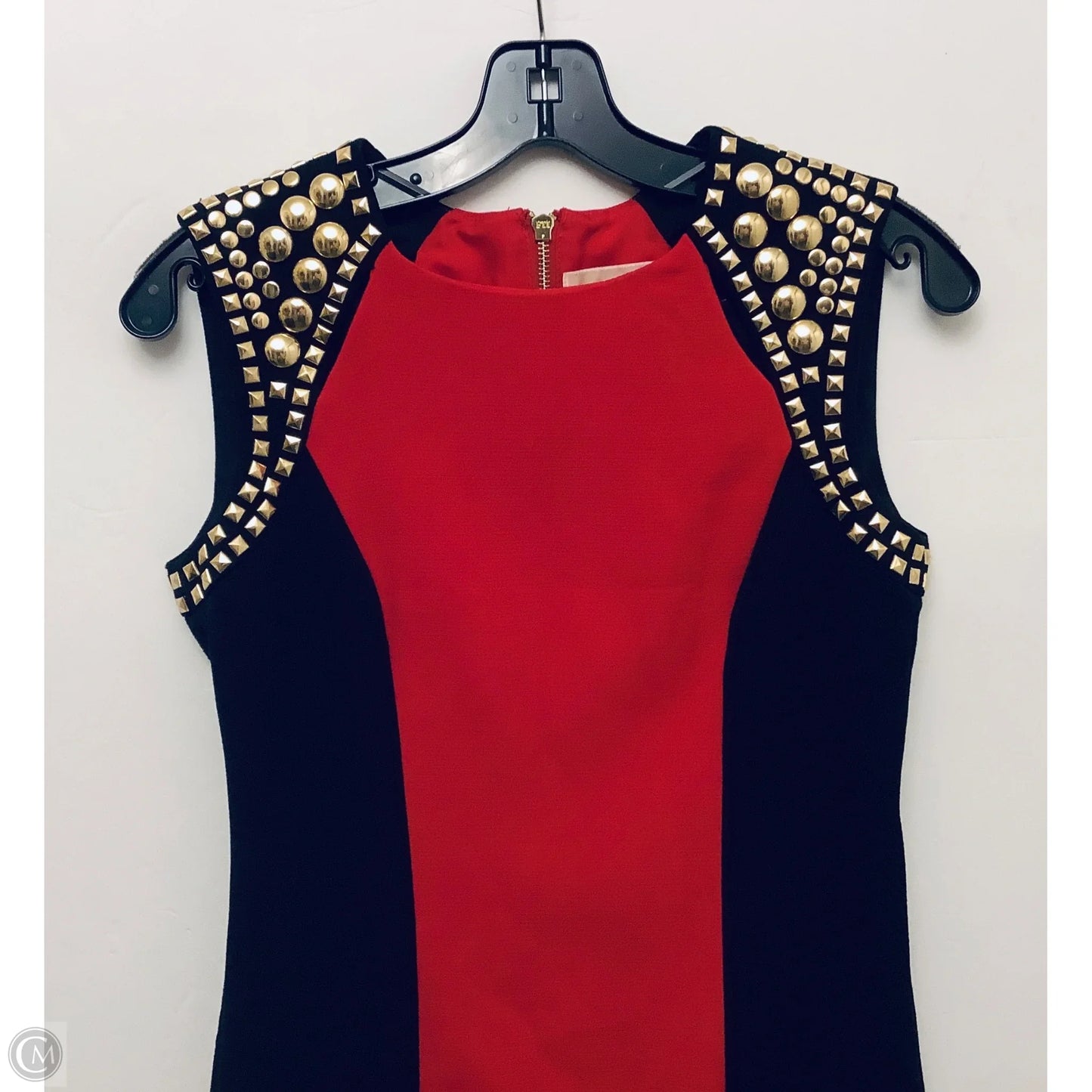 Dress Work By Michael By Michael Kors In Black & Red, Size: Xs