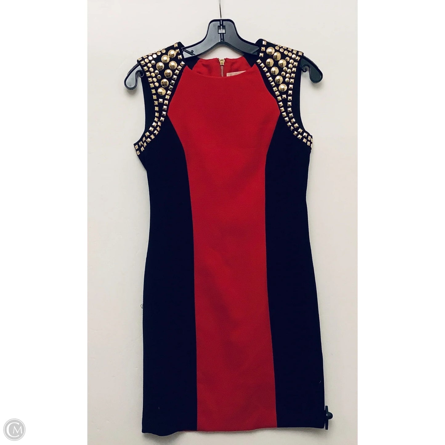 Dress Work By Michael By Michael Kors In Black & Red, Size: Xs