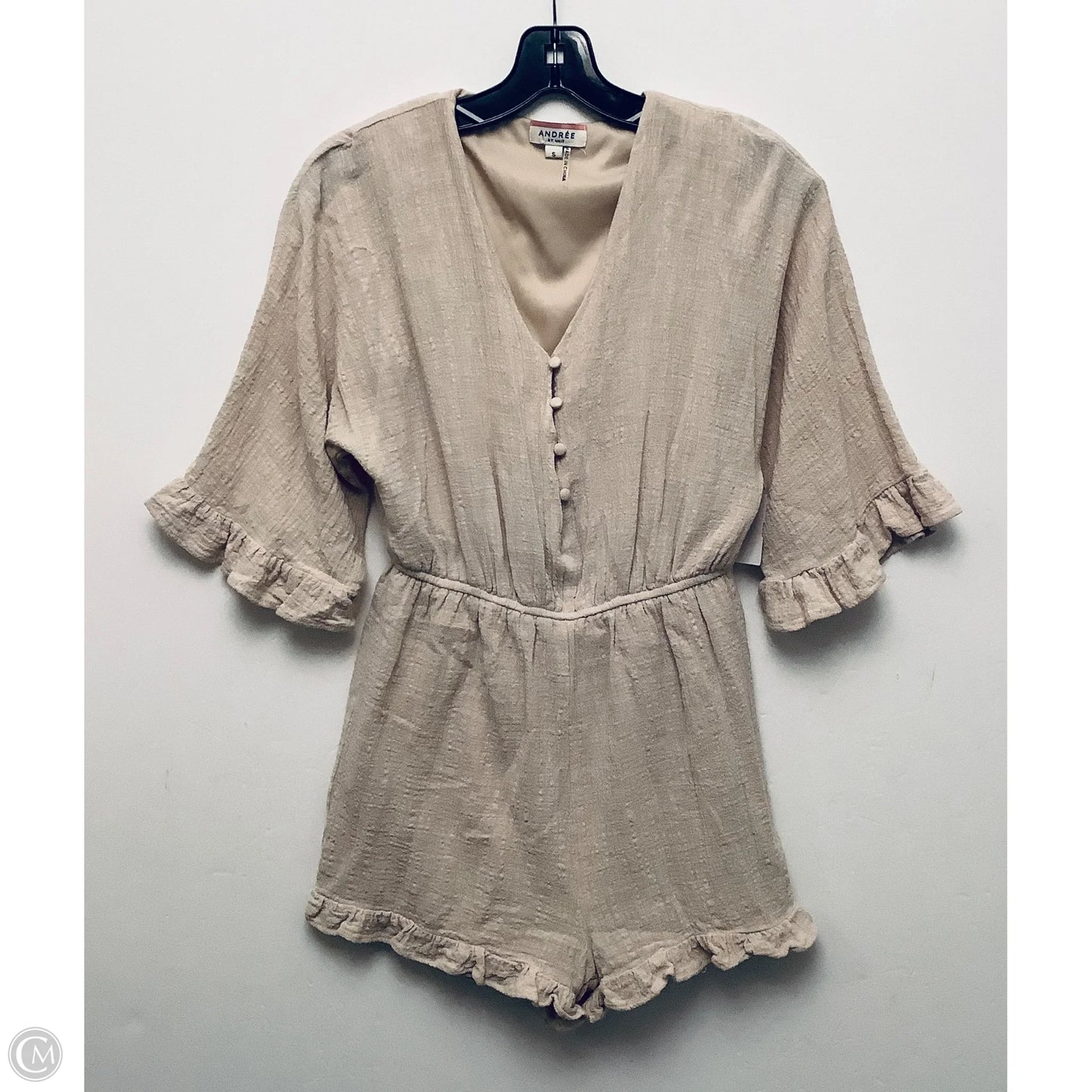 Romper By Andree By Unit In Tan, Size: S