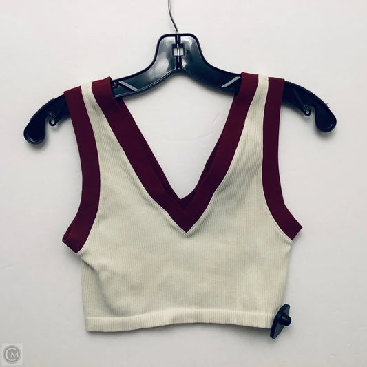 Top Sleeveless By Zara In Cream, Size: Xs