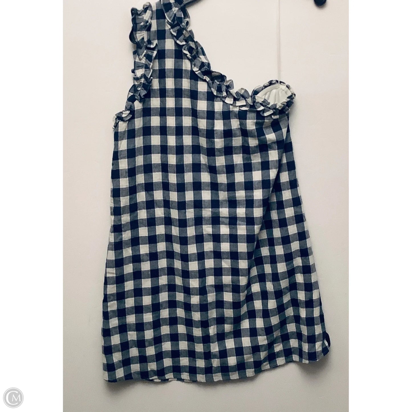 Dress Casual Midi By Entro In Checkered Pattern, Size: L