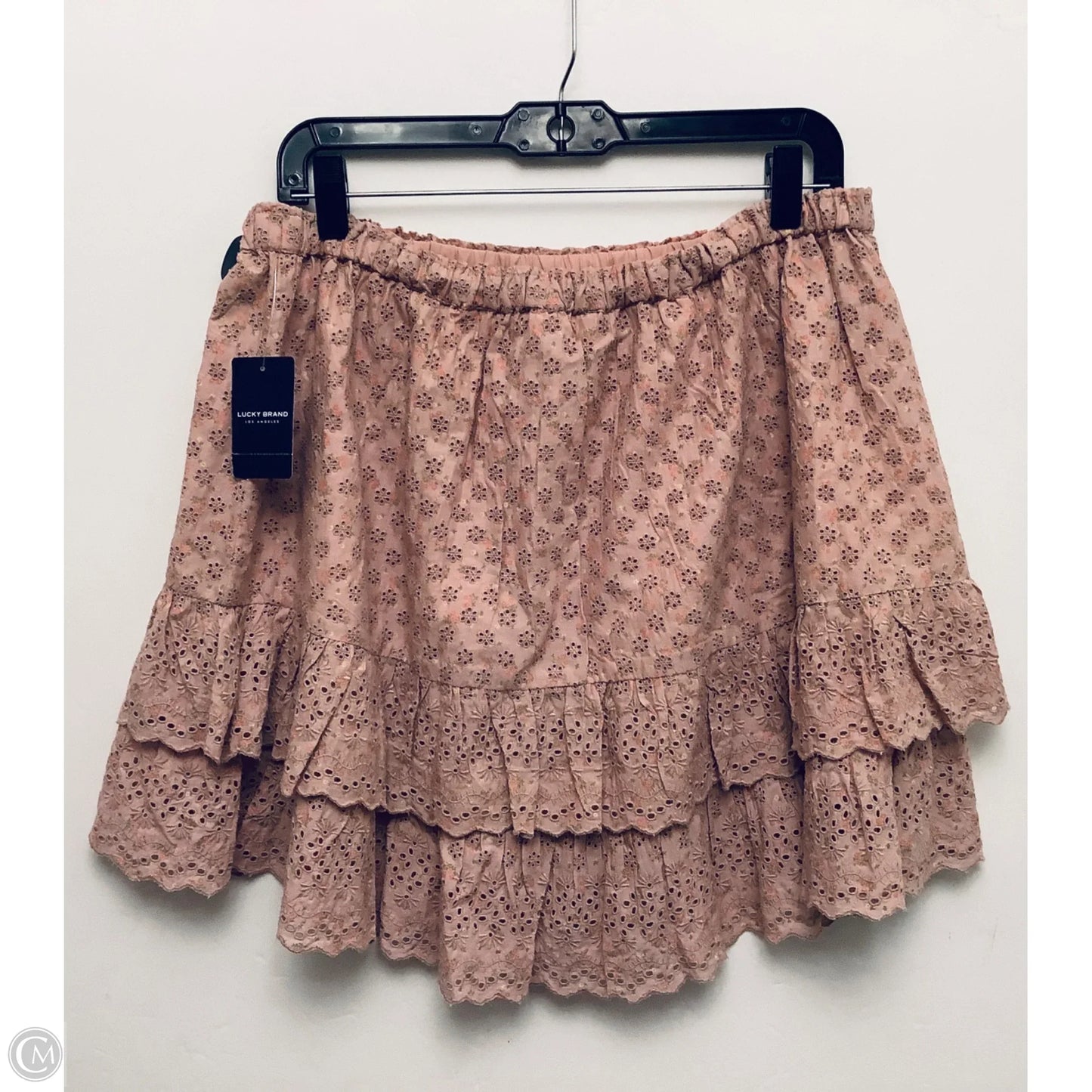 Skirt Midi By Lucky Brand In Pink, Size: Xl
