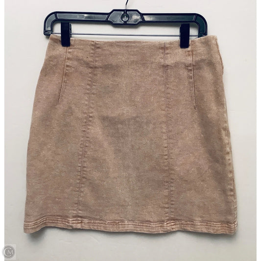 Skirt Mini & Short By Entro In Orange, Size: L
