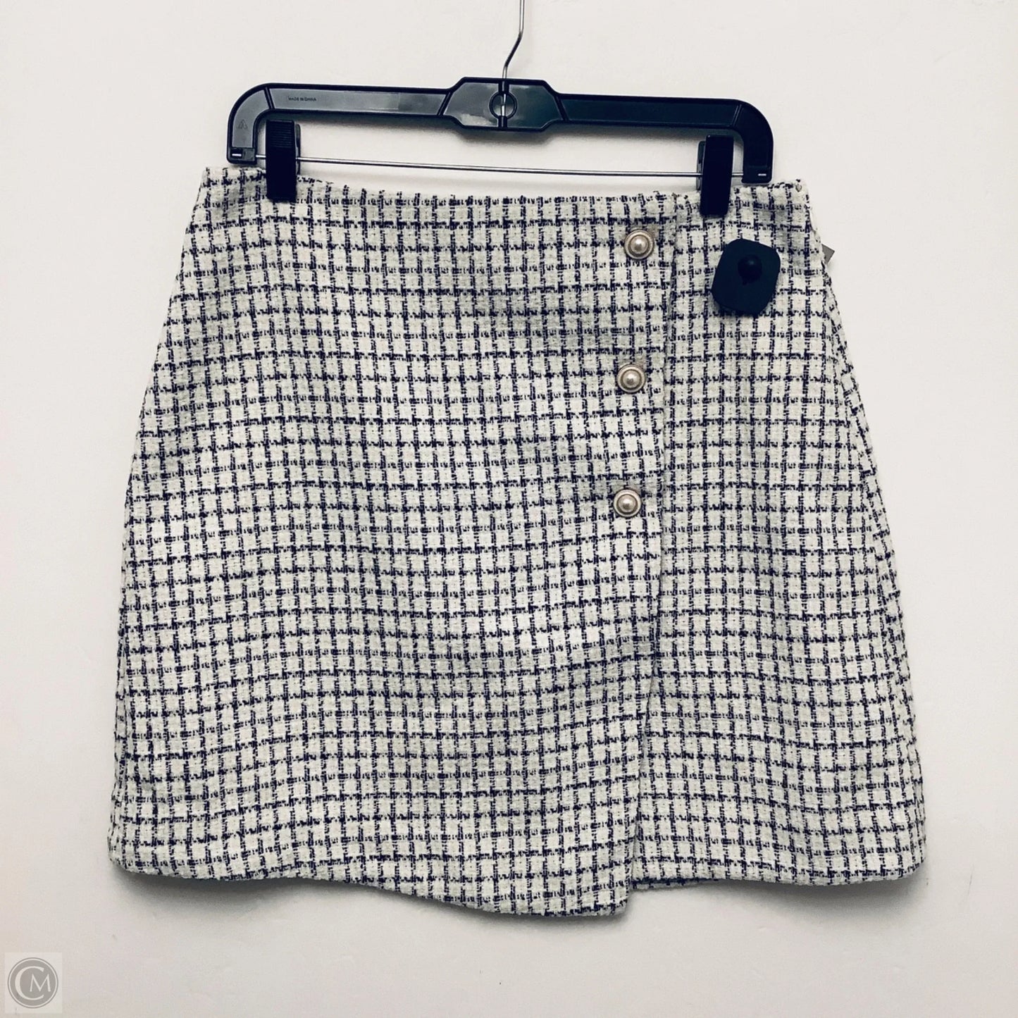 Skirt Midi By Marc New York In Black & White, Size: 8